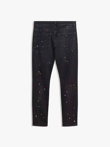 Bershka Skinny Farmer - fekete