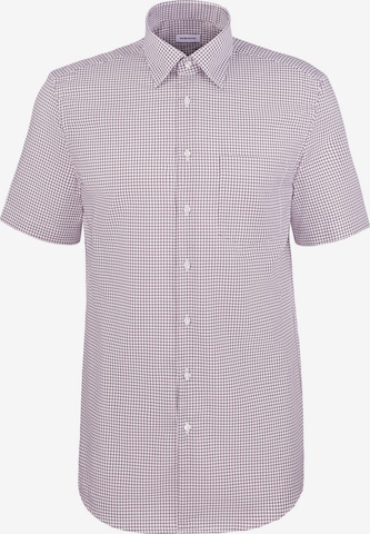 SEIDENSTICKER Business shirt 'Classic Essentials' in Brown: front