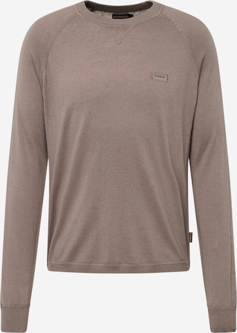 NAPAPIJRI Sweater 'D-BAQUERIZO' in Grey: front