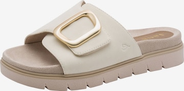 Mule JANA en beige : devant