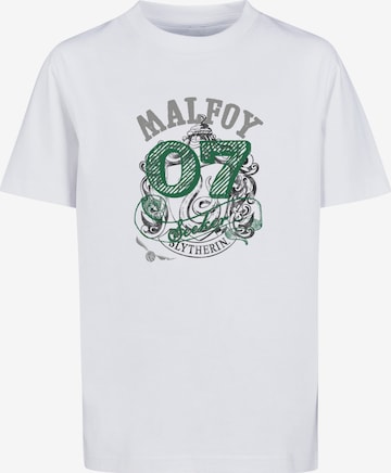 T-Shirt 'Harry Potter Draco Malfoy Seeker' F4NT4STIC en blanc : devant