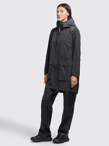 khujo Between-Seasons Coat 'Ging' in Black