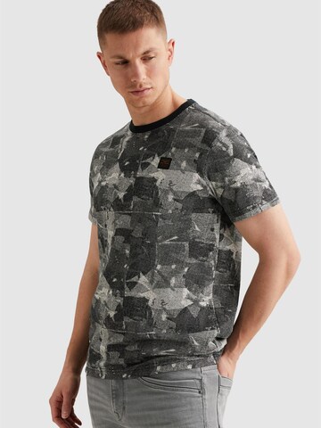 PME Legend Shirt 'T-shirt in jersey with allover print' in Wit: voorkant