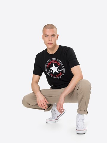 CONVERSE Tričko – černá