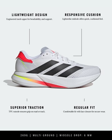 balta ADIDAS PERFORMANCE Bėgimo batai 'Duramo Speed 2'
