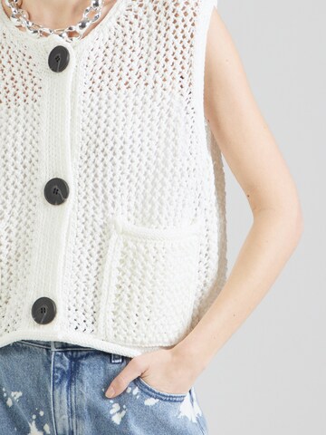 Gilet in maglia 'Hensly' di co'couture in bianco