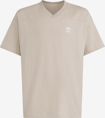 ADIDAS ORIGINALS - Camisola 'OVERSIZED CUTLINE' em bege: frente