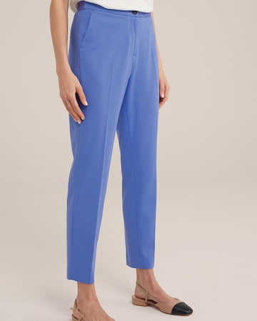 WE Fashion - Slimfit Calças em azul