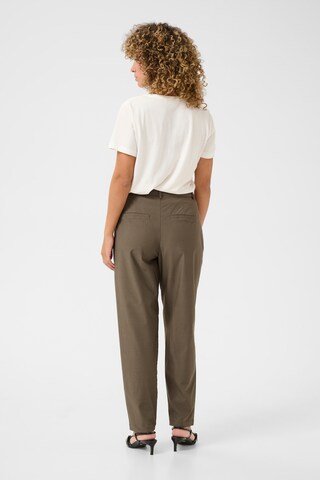 Regular Pantalon à pince 'Comia' Cream en marron