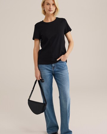 juoda WE Fashion Marškinėliai