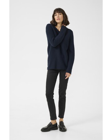 Pull-over 'Linka' Kaffe en bleu