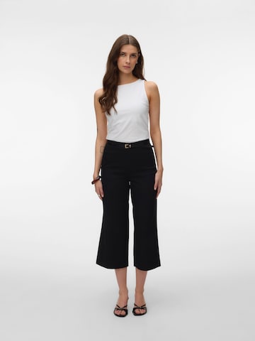 VERO MODA Wide leg Pantalon 'VMELMA' in Zwart