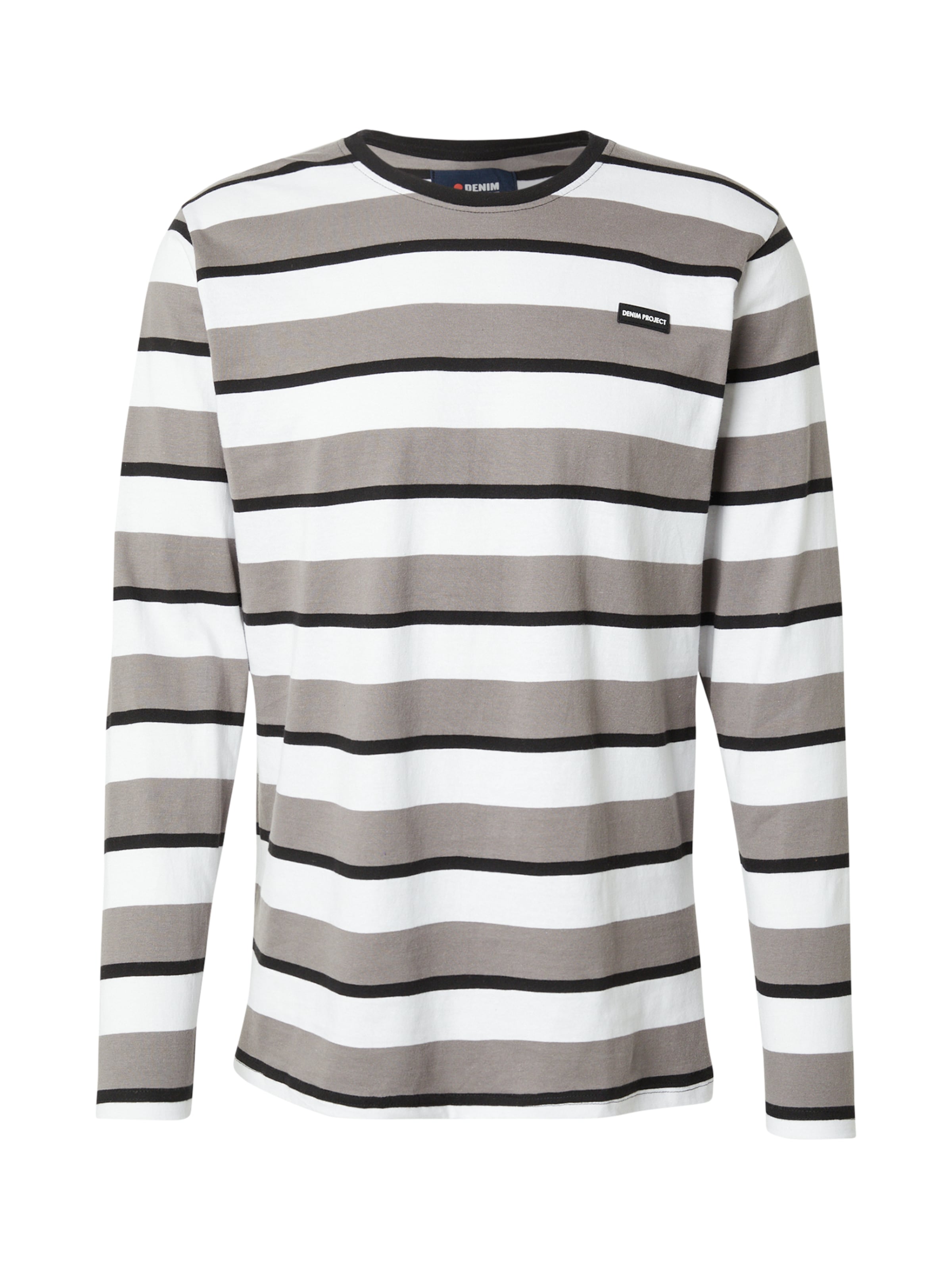 Denim Project Футболка 'KARW' в Черный: спереди