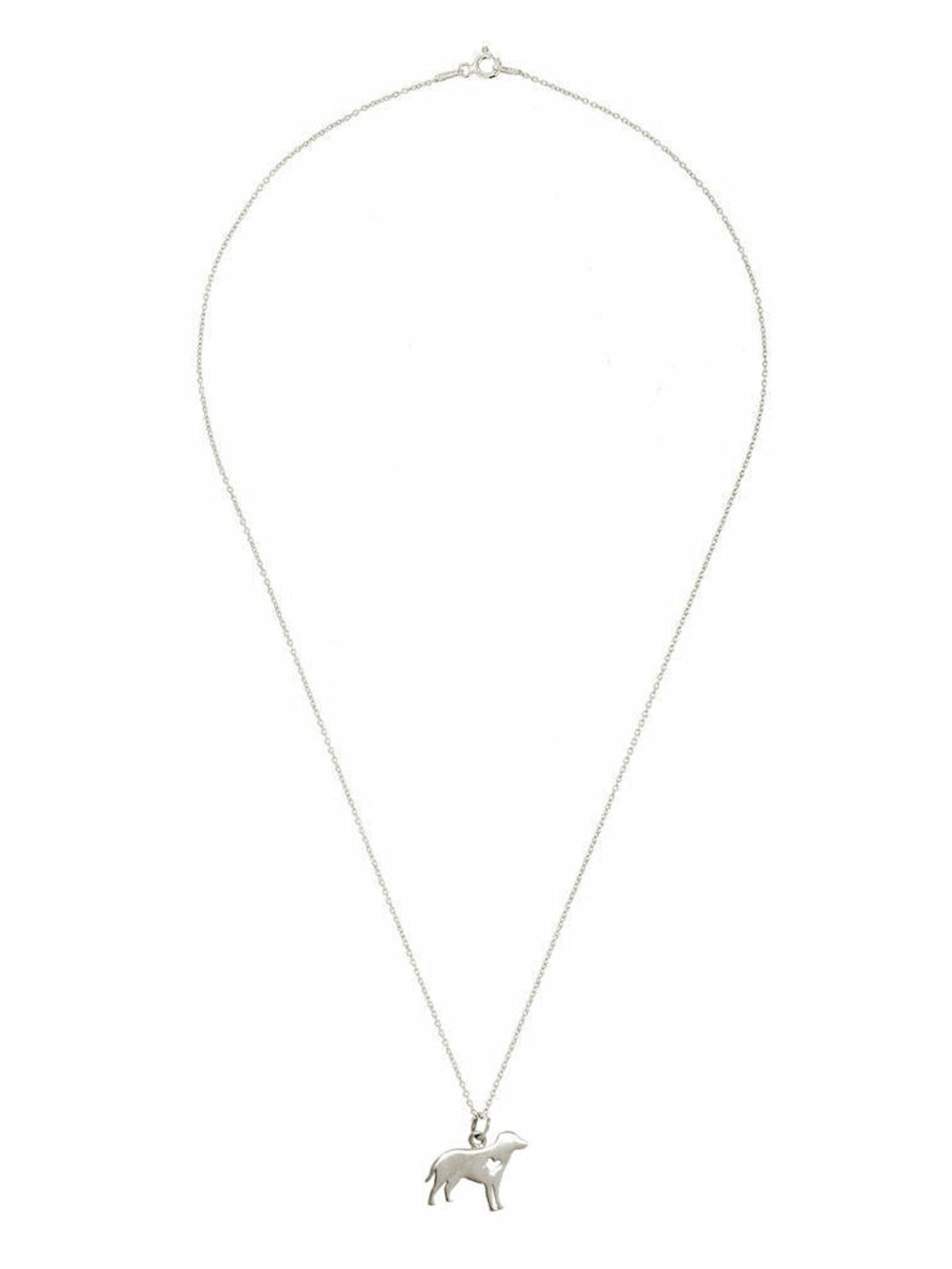 Gemshine Necklace in Silver: front