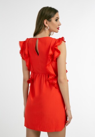 Robe faina en rouge