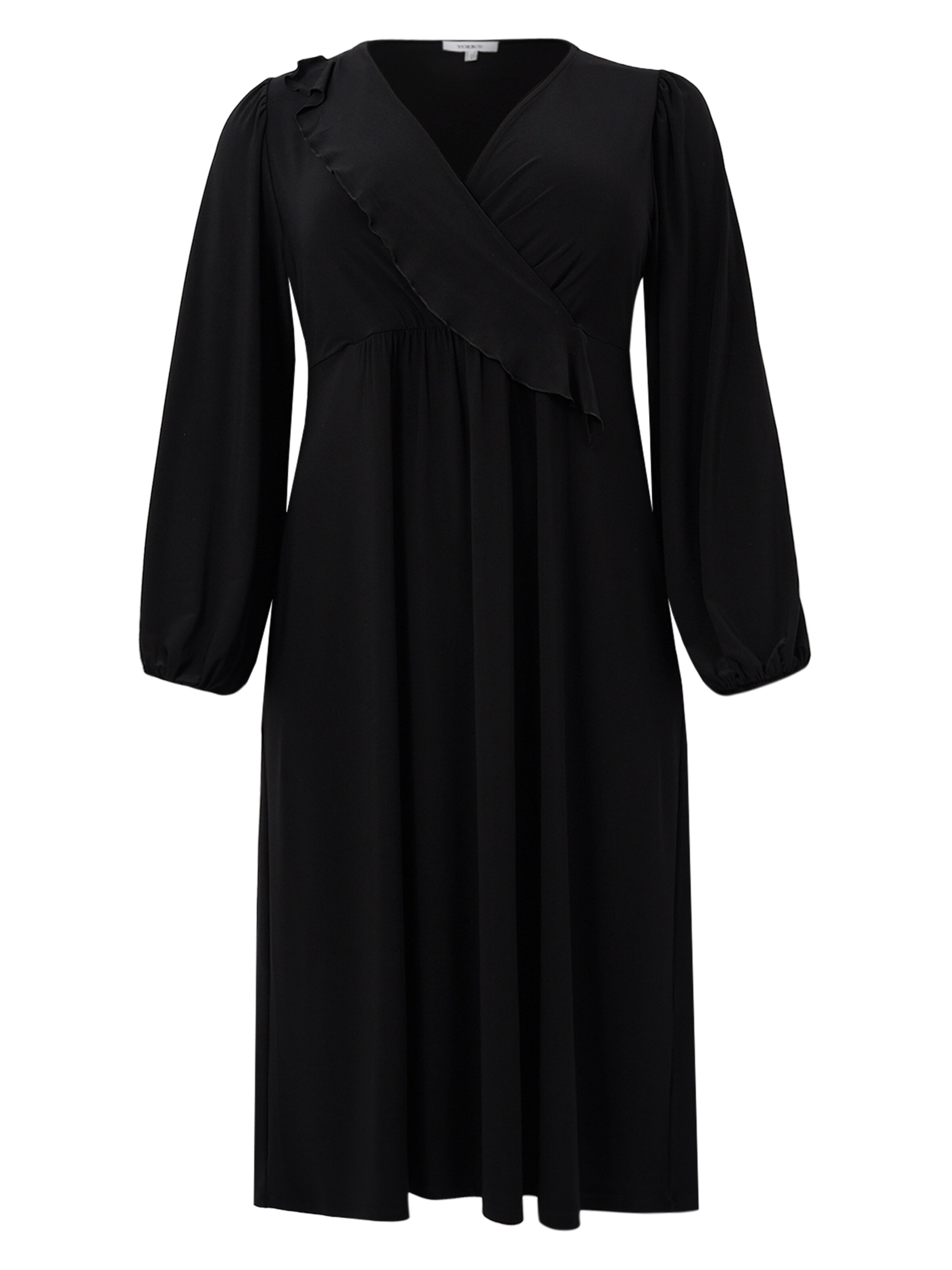 YOEK Kleid in Schwarz: Vorderseite