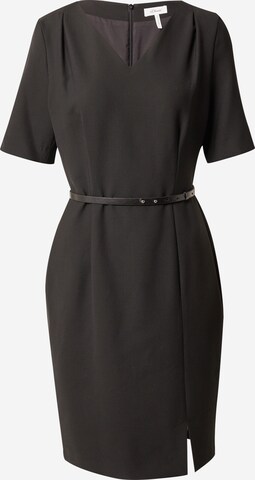 s.Oliver BLACK LABEL Φόρεμα κοκτέιλ σε μαύρο: μπροστά