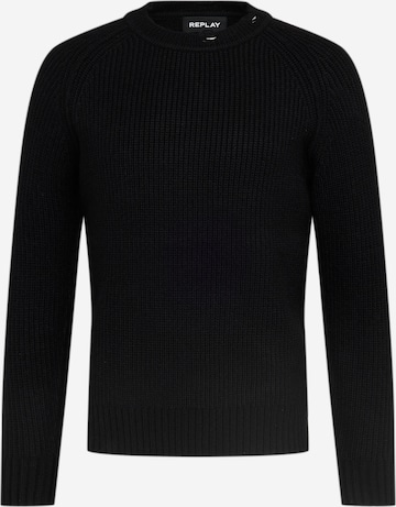 REPLAY Sweater in Black: front