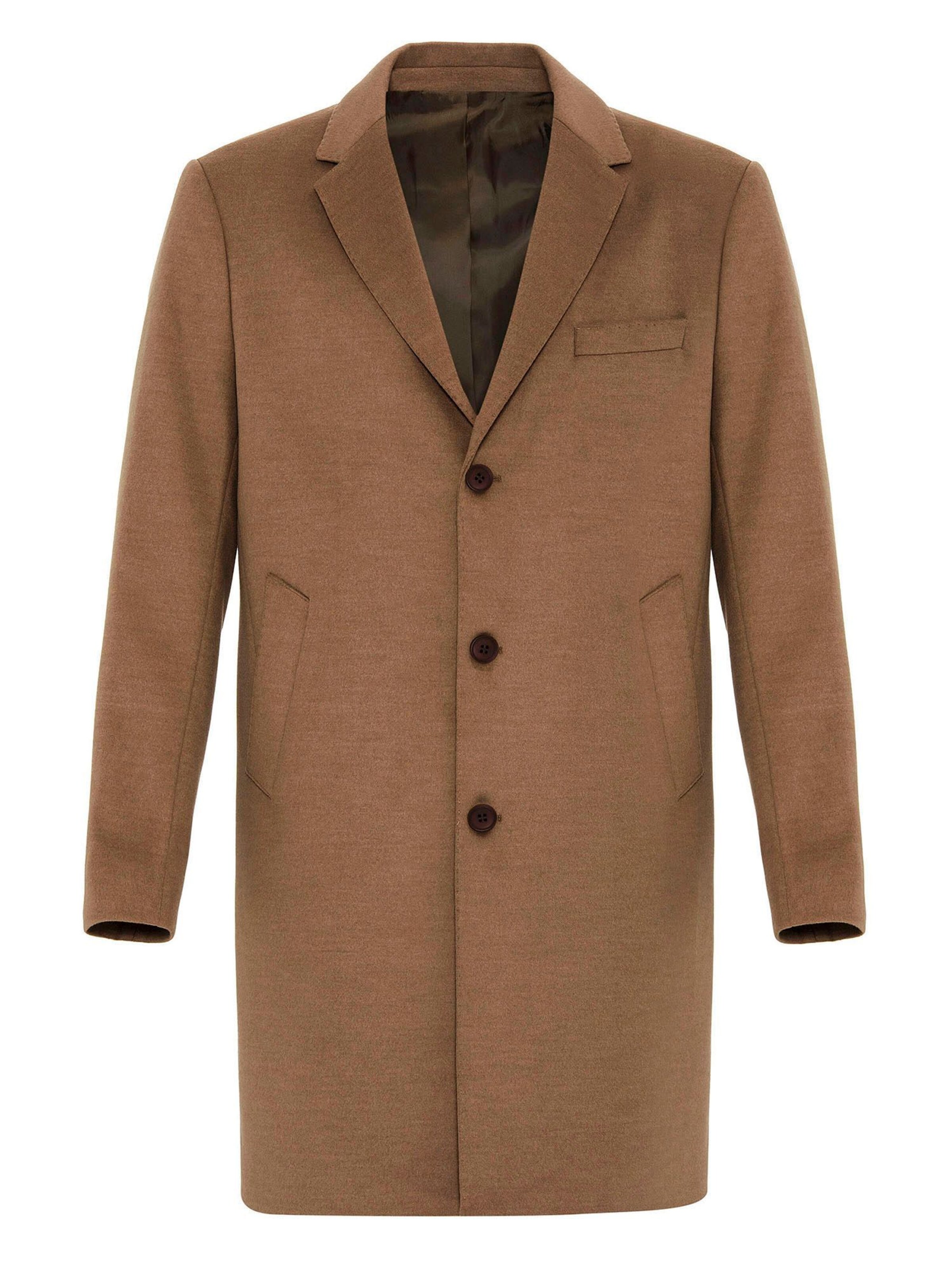 Antioch Övergångsrock i brun: framsida