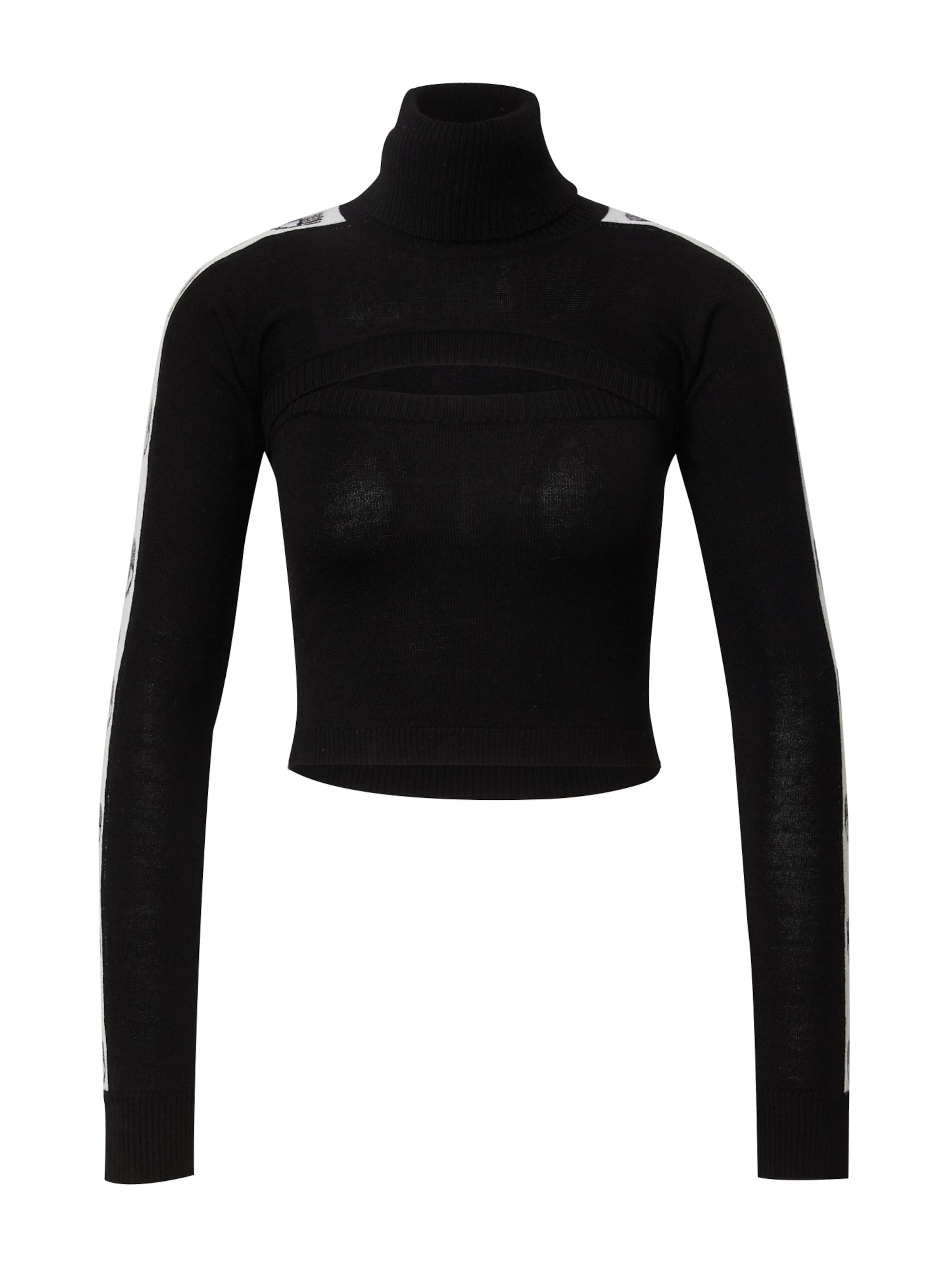 Chiara FerragniPulover 'MAGLIERIA' - crna boja: prednji dio