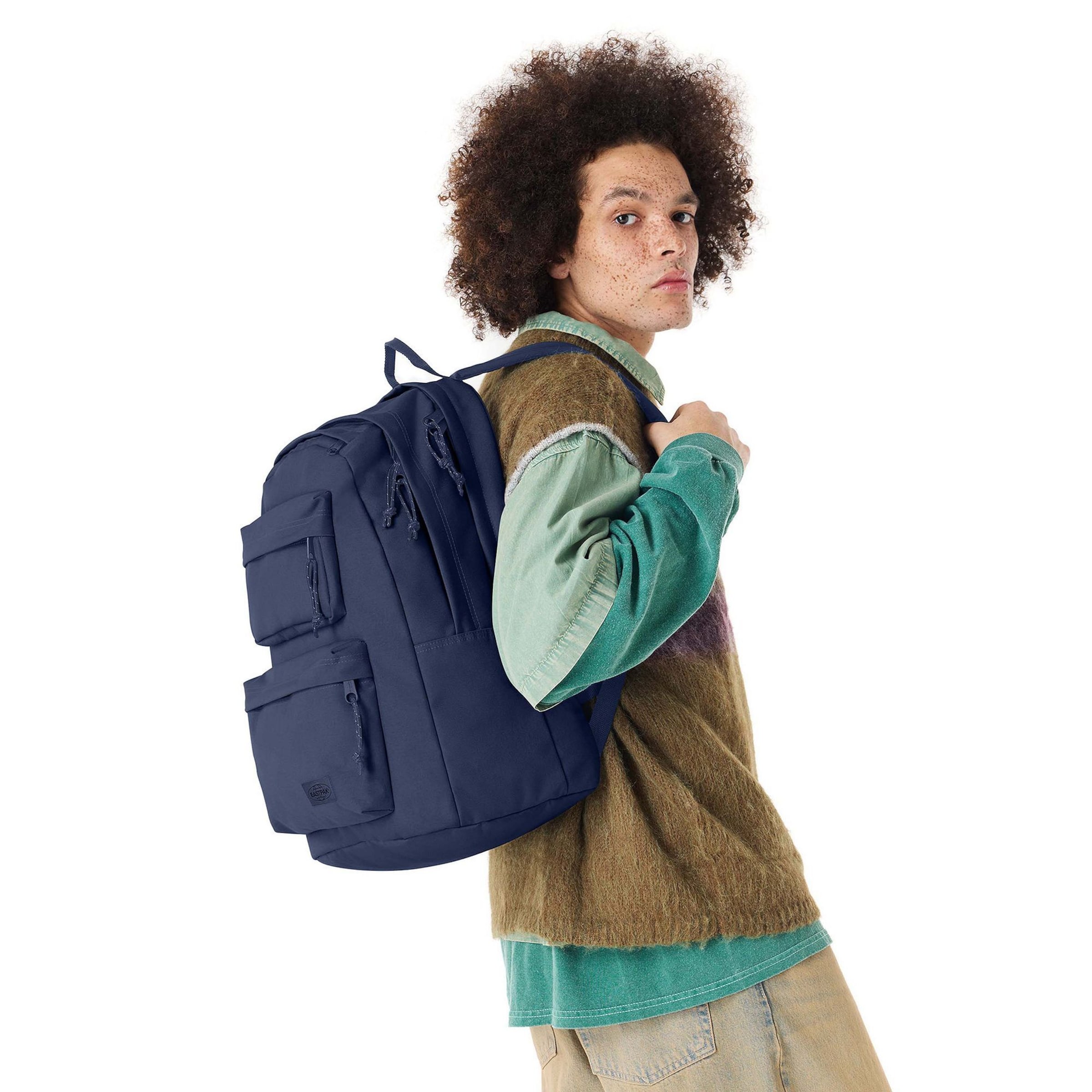 Zaino 'DBL Office' di EASTPAK in blu: frontale