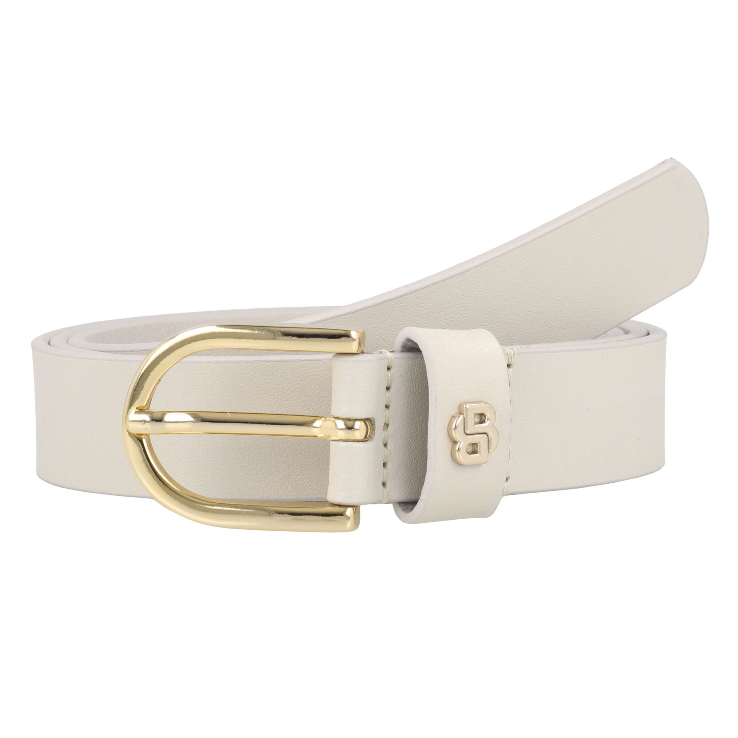 Ceinture 'Scarlet' BOSS en blanc : devant