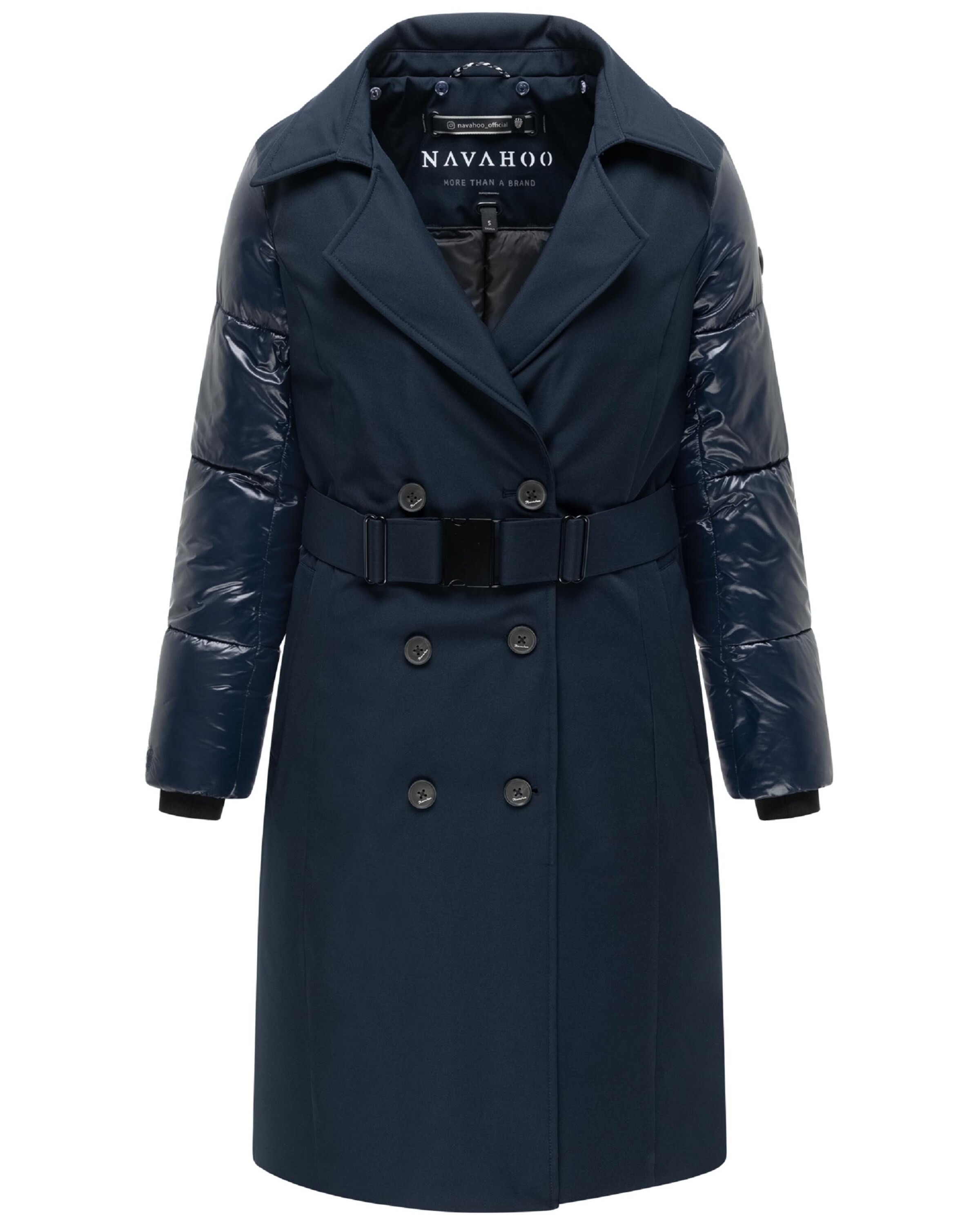 NAVAHOO Winter coat 'City-Glow 14' in Blue