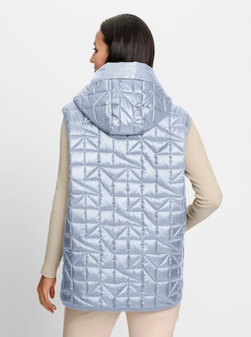 Gilet heine en bleu