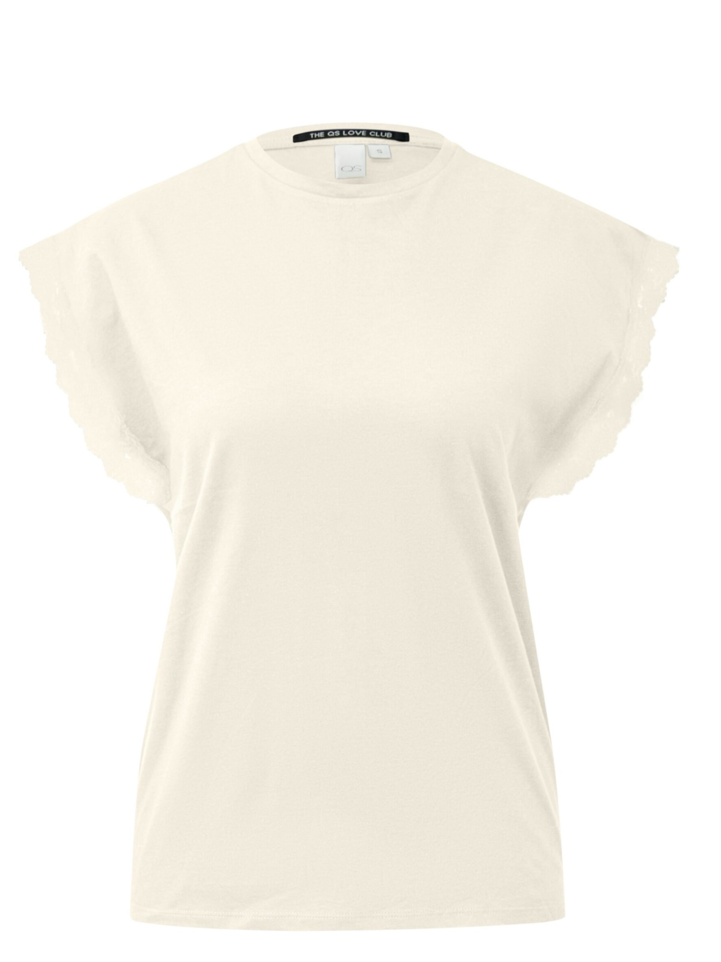QS Shirt 'Q/S designed by - Dames t-shirt' in XL in de kleur Crème, Productweergave
