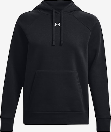 UNDER ARMOUR Athletic Sweatshirt 'Rival' in Black: front