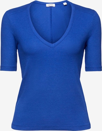 T-shirt ESPRIT en bleu : devant