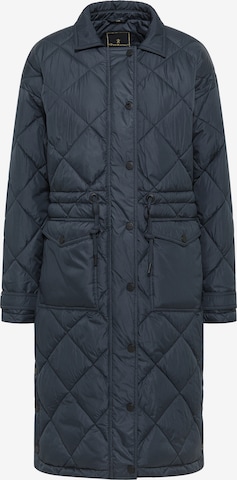 DreiMaster Klassik Winter Coat in Blue: front