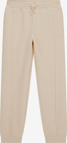 GUESS Tapered Pants in Beige: front