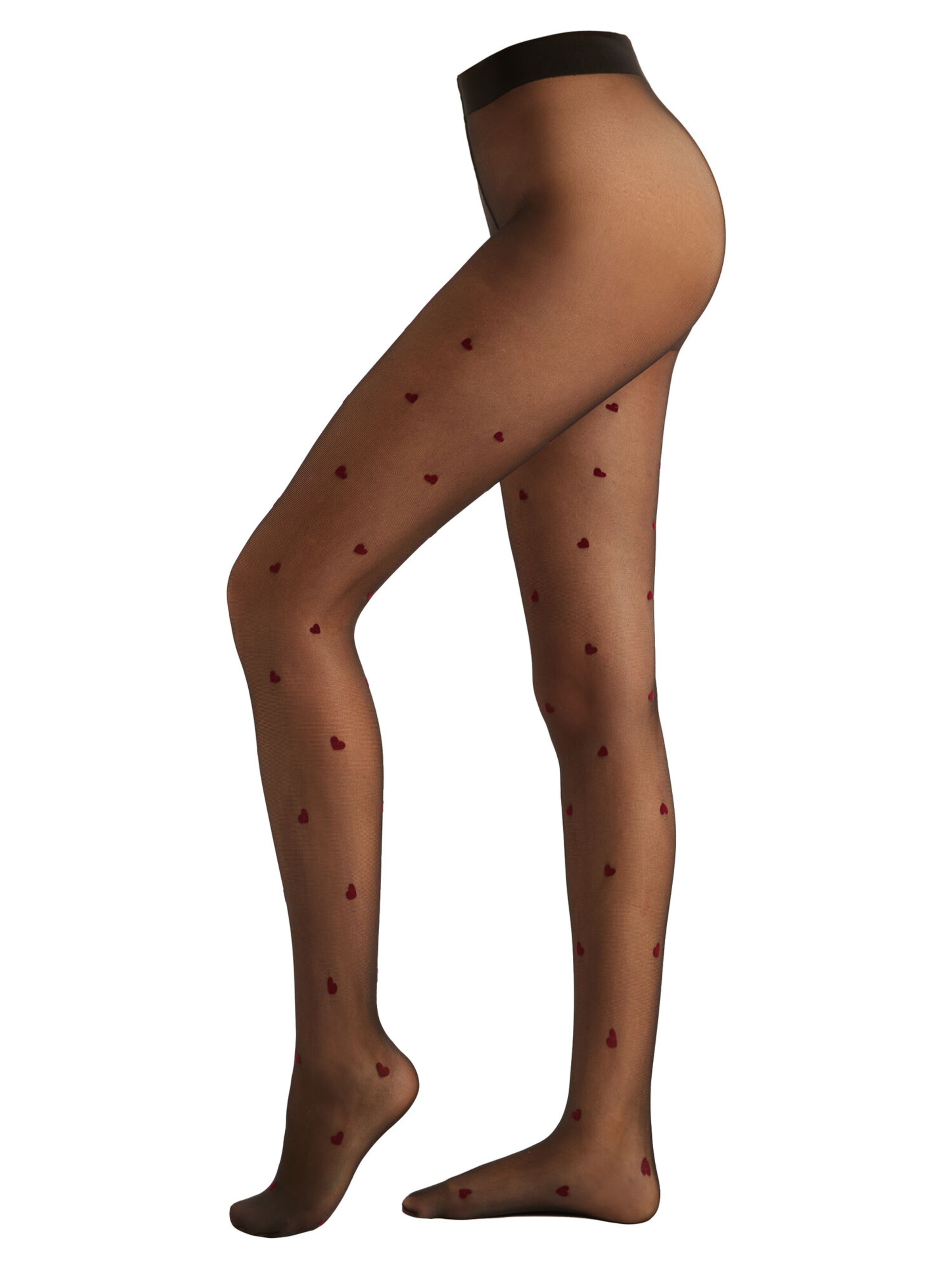 CALZEDONIA Fine Tights in Black: front