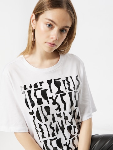 Sisley T-Shirt in Weiß