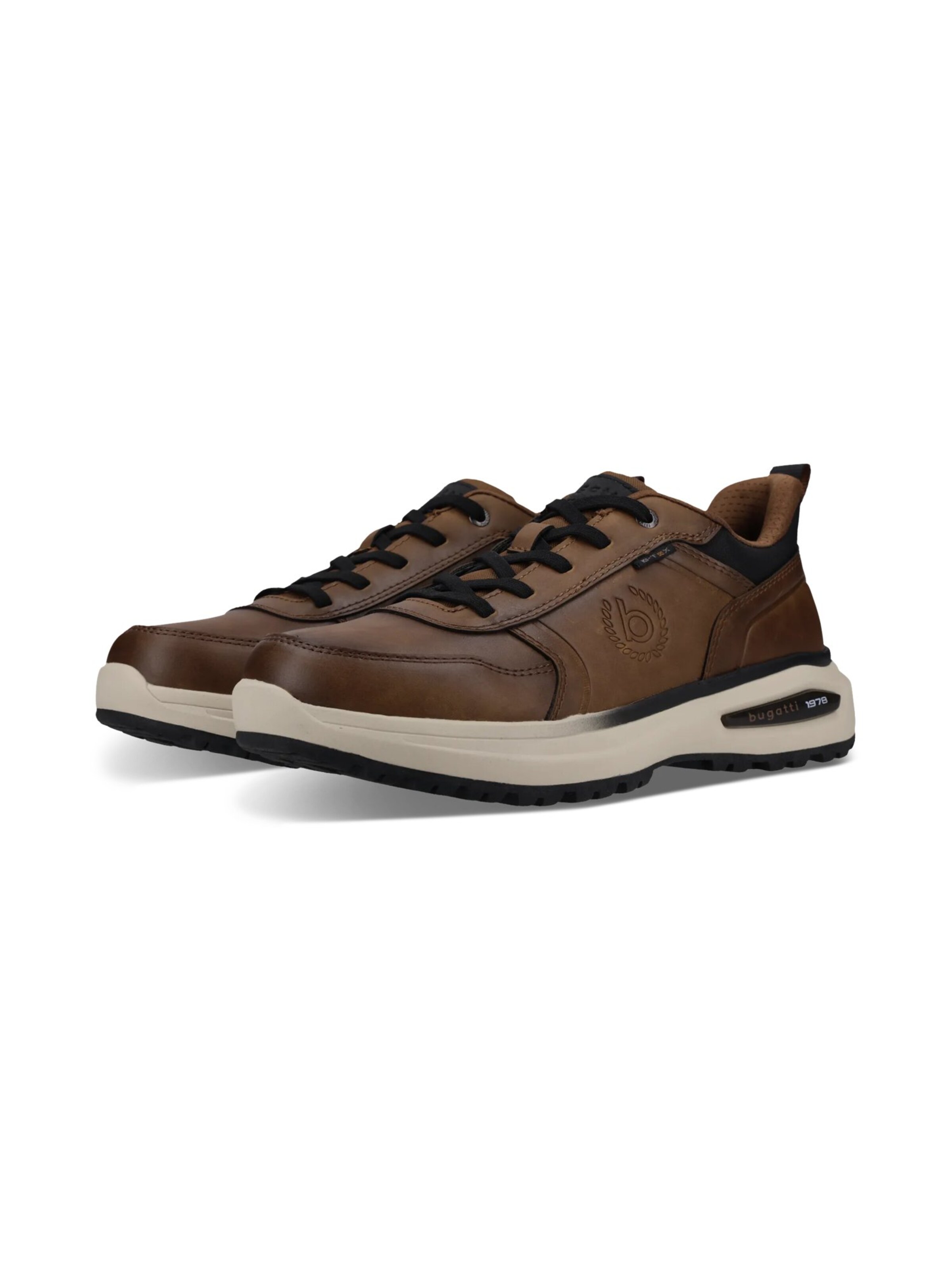 Baskets basses bugatti en marron