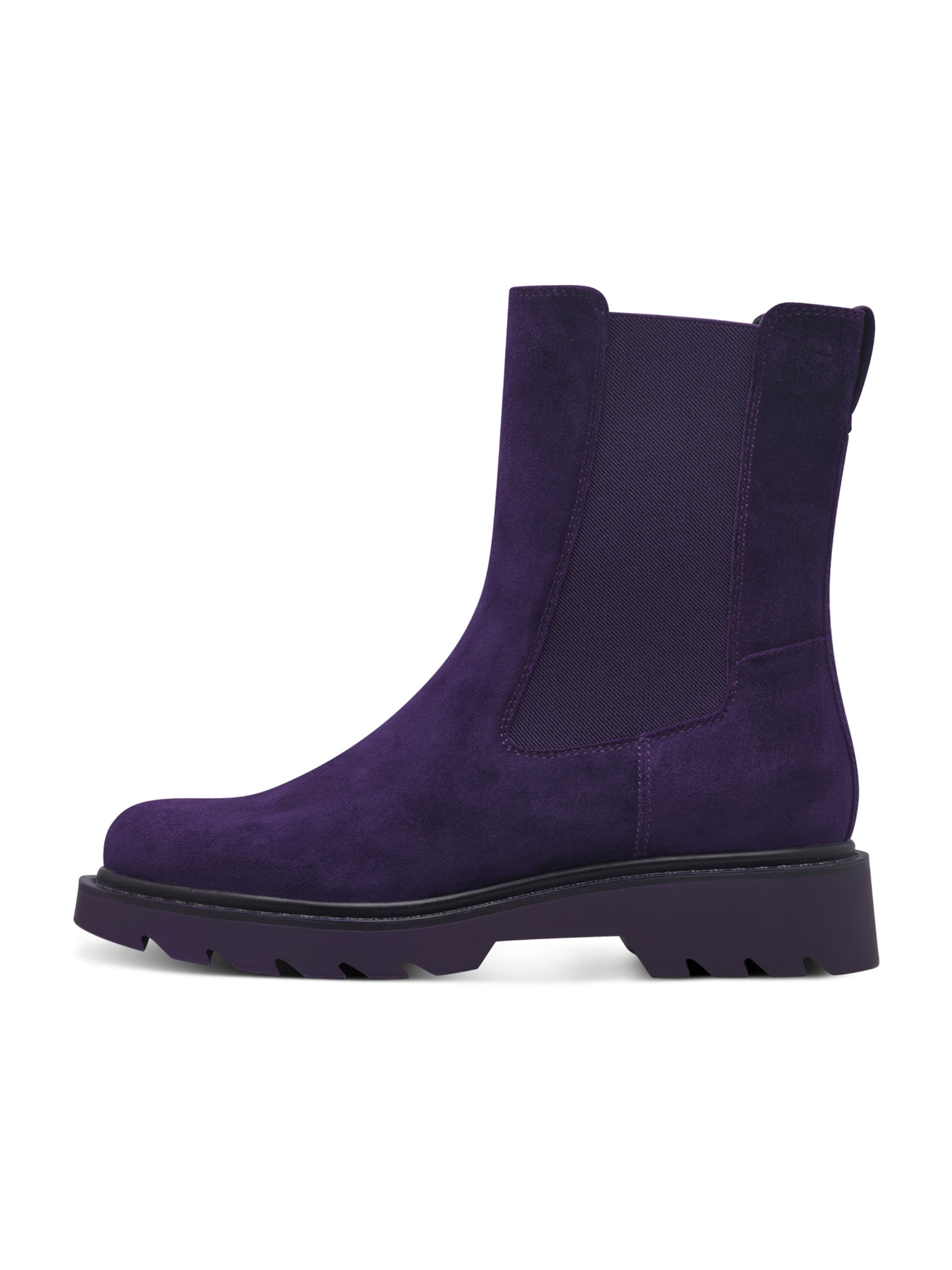 Tamaris Chelsea Boots in Purple