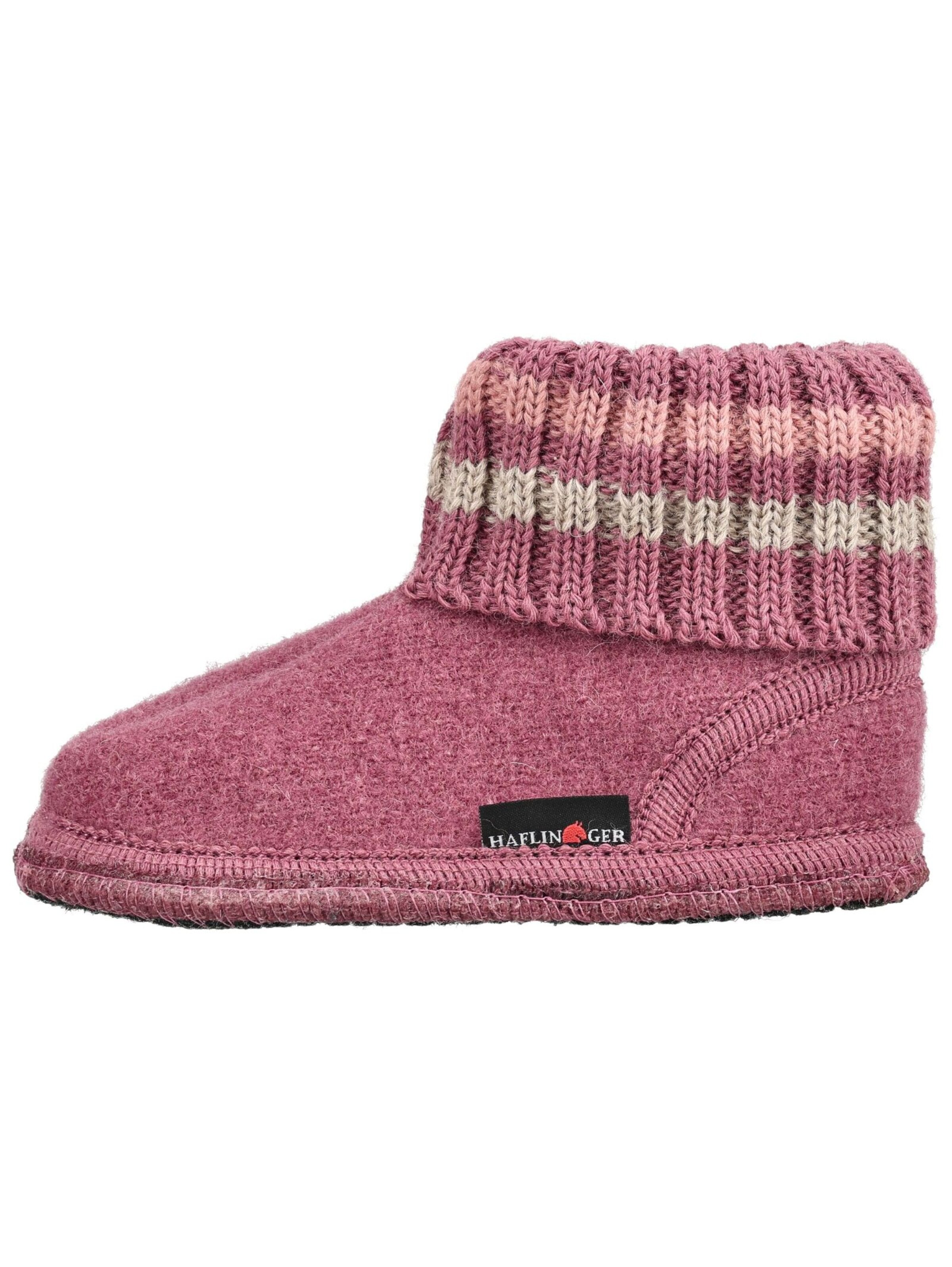 HAFLINGER Hausschuh 'PAUL' in Pink
