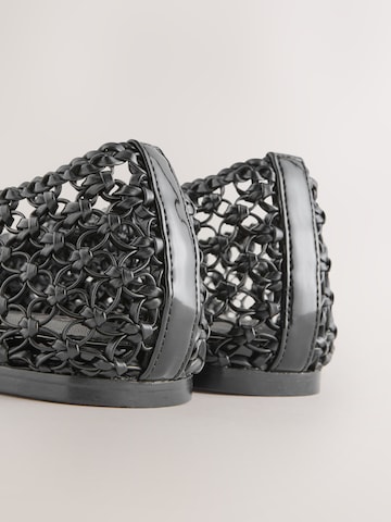 Next Strap ballerina 'Forever Comfort' in Black