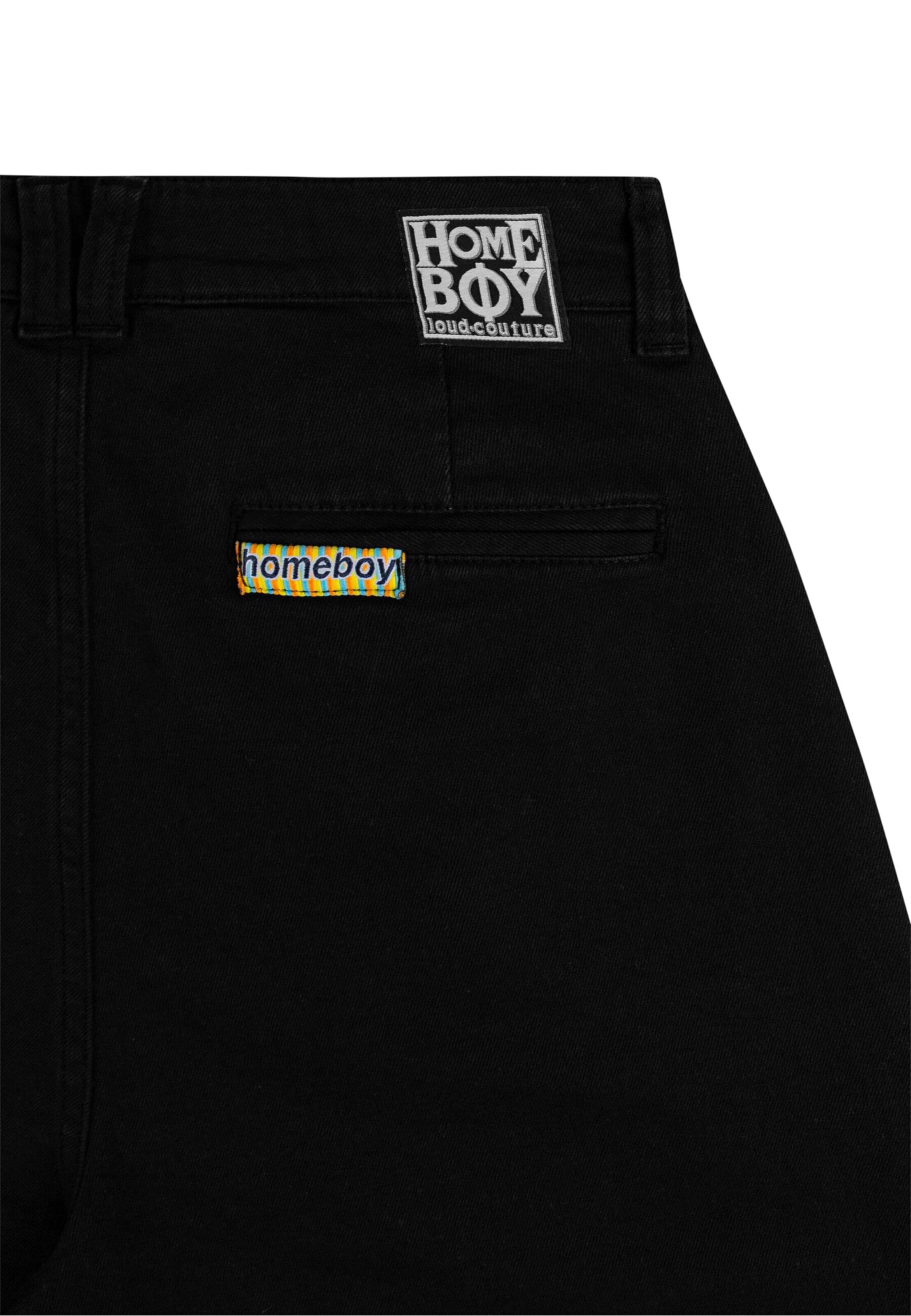 HOMEBOY Loose fit Chino Pants 'Monster' in Black
