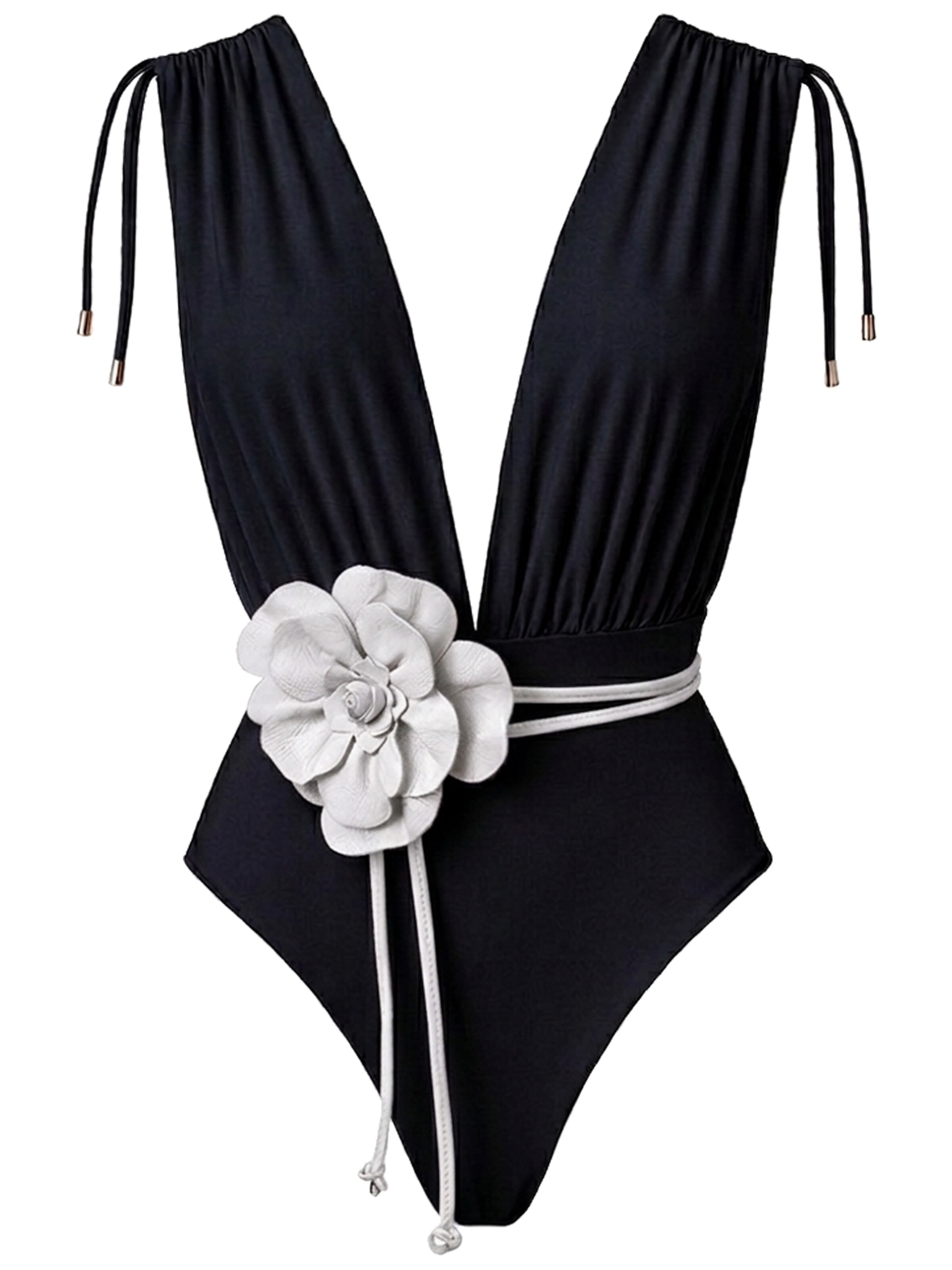 SEA ME SWIM Badeanzug‌‌‌‌ in Schwarz: Vorderseite