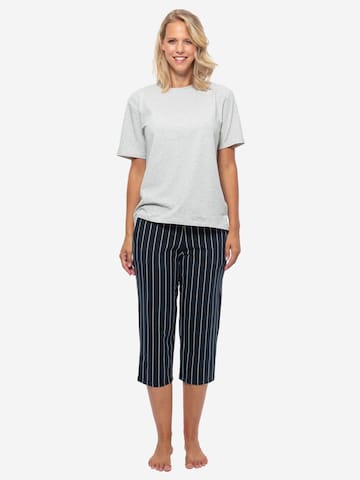 SCHIESSER Pyjama 'Organic Cotton' in Grijs