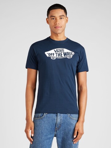 T-Shirt 'CLASSIC' VANS en bleu : devant