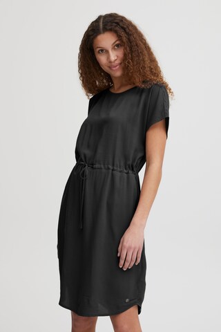 Oxmo Shirt Dress 'Elvira' in Black: front