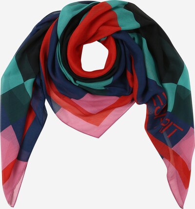 ESPRIT Scarf in Navy / Turquoise / Dusky pink / Red, Item view