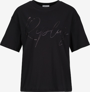 REPLAY T-Shirt in Schwarz: Vorderseite