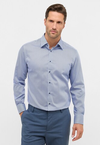 ETERNA Regular fit Zakelijk overhemd in Blauw: voorkant