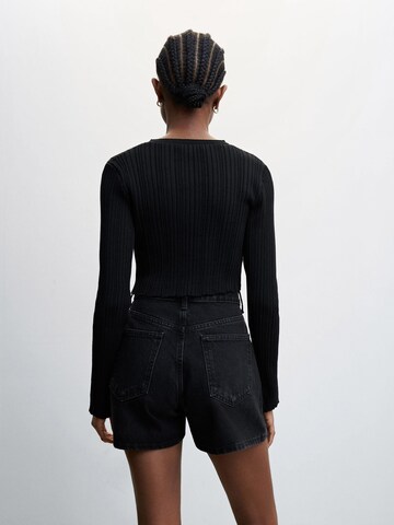 MANGO Regular Shorts 'Zoe' in Schwarz