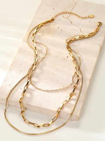 Hey Happiness Kette 'Triple Layer' in Gold
