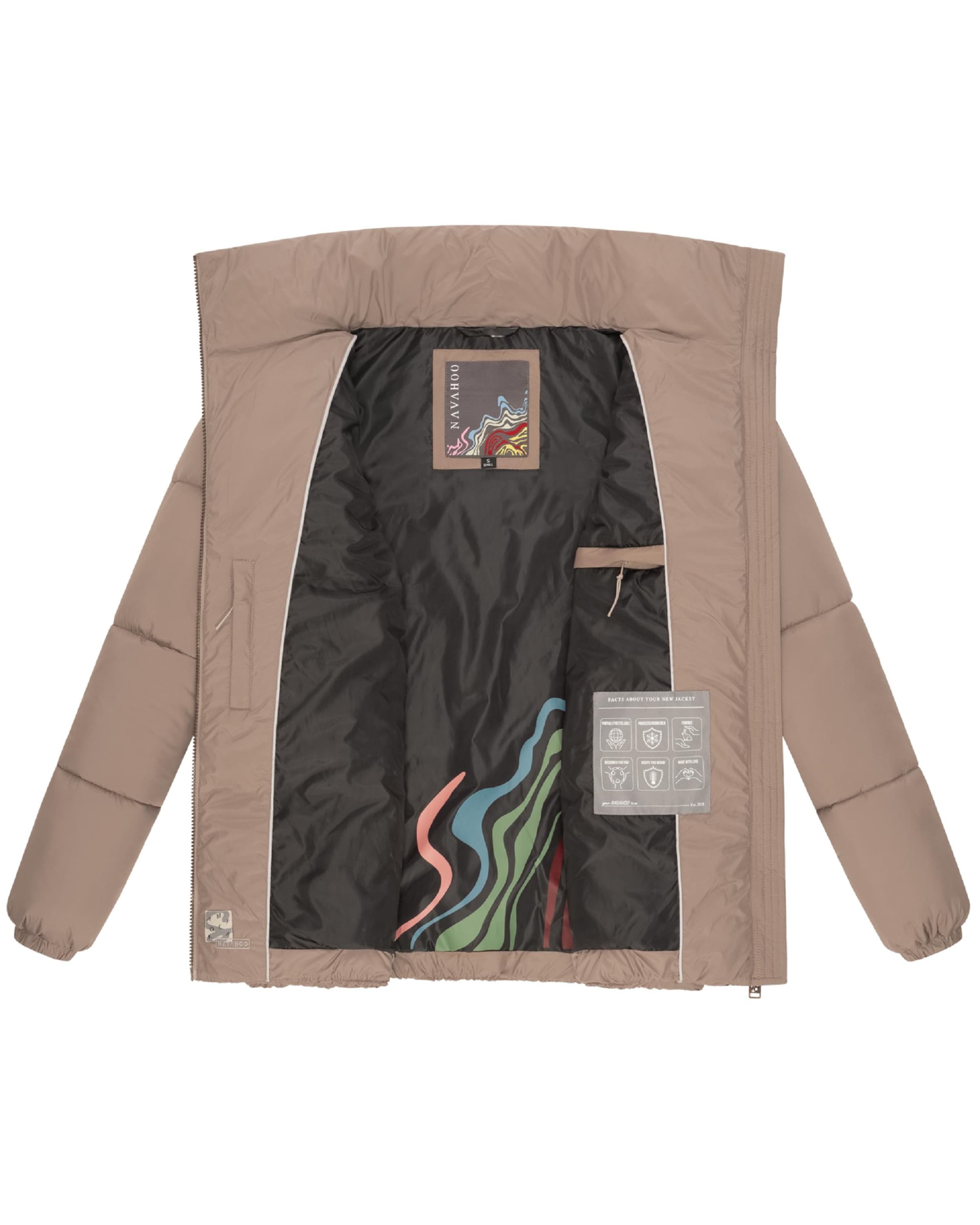 NAVAHOO Zimná bunda 'Schokolinaa' - Béžová